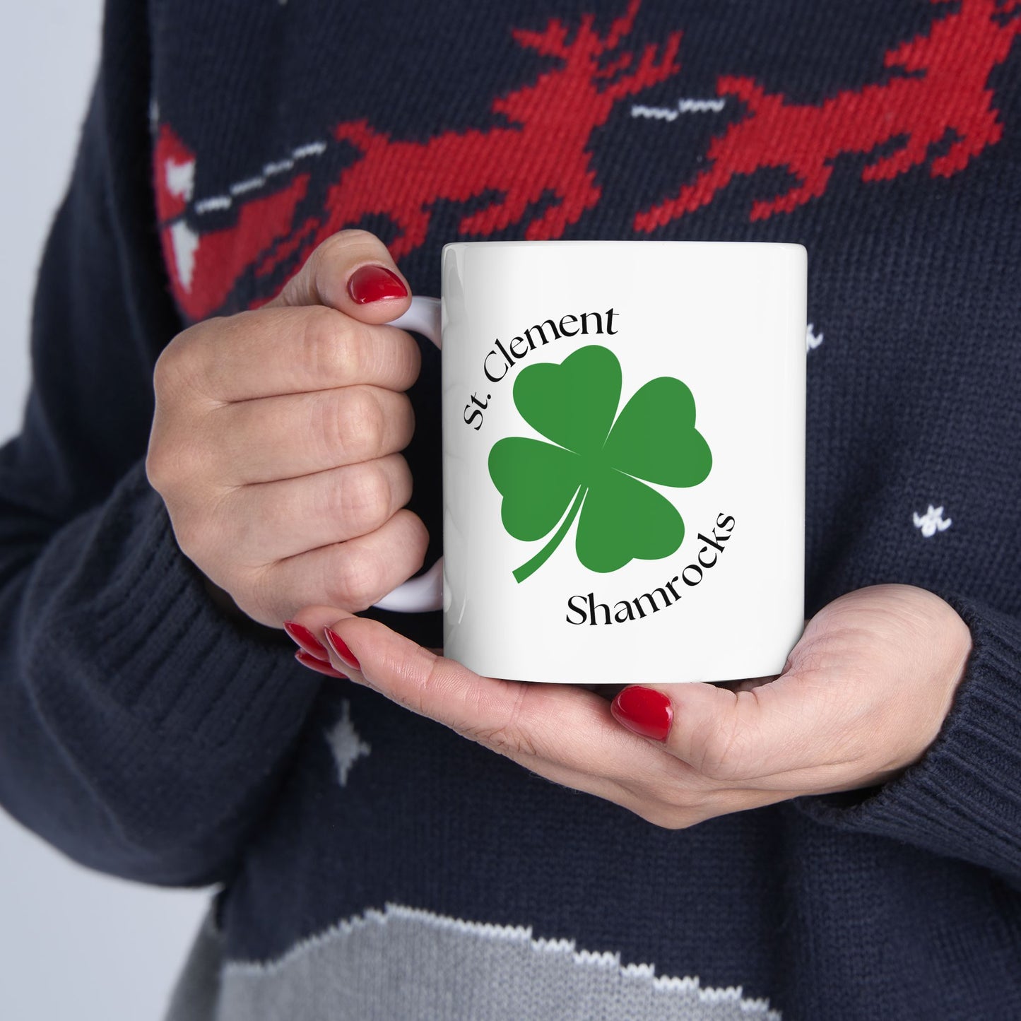 St. Clement Shamrock Ceramic Mug