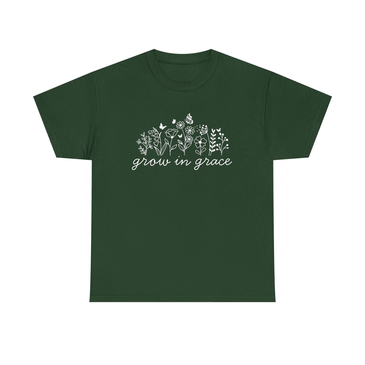 Grow in grace T-Shirt —white Printing