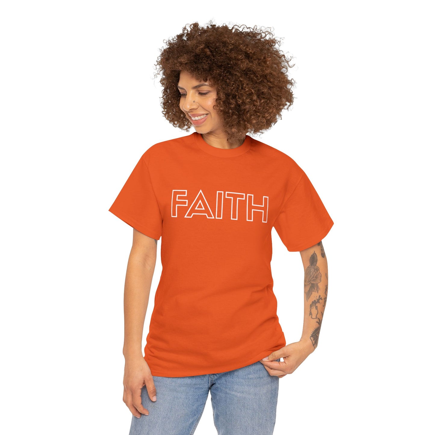 FAITH T-Shirt —White Printing
