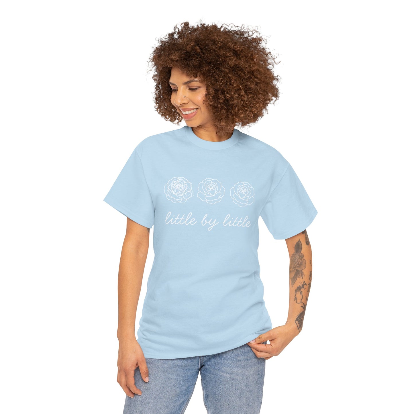 Little by little T-Shirt —white Printing