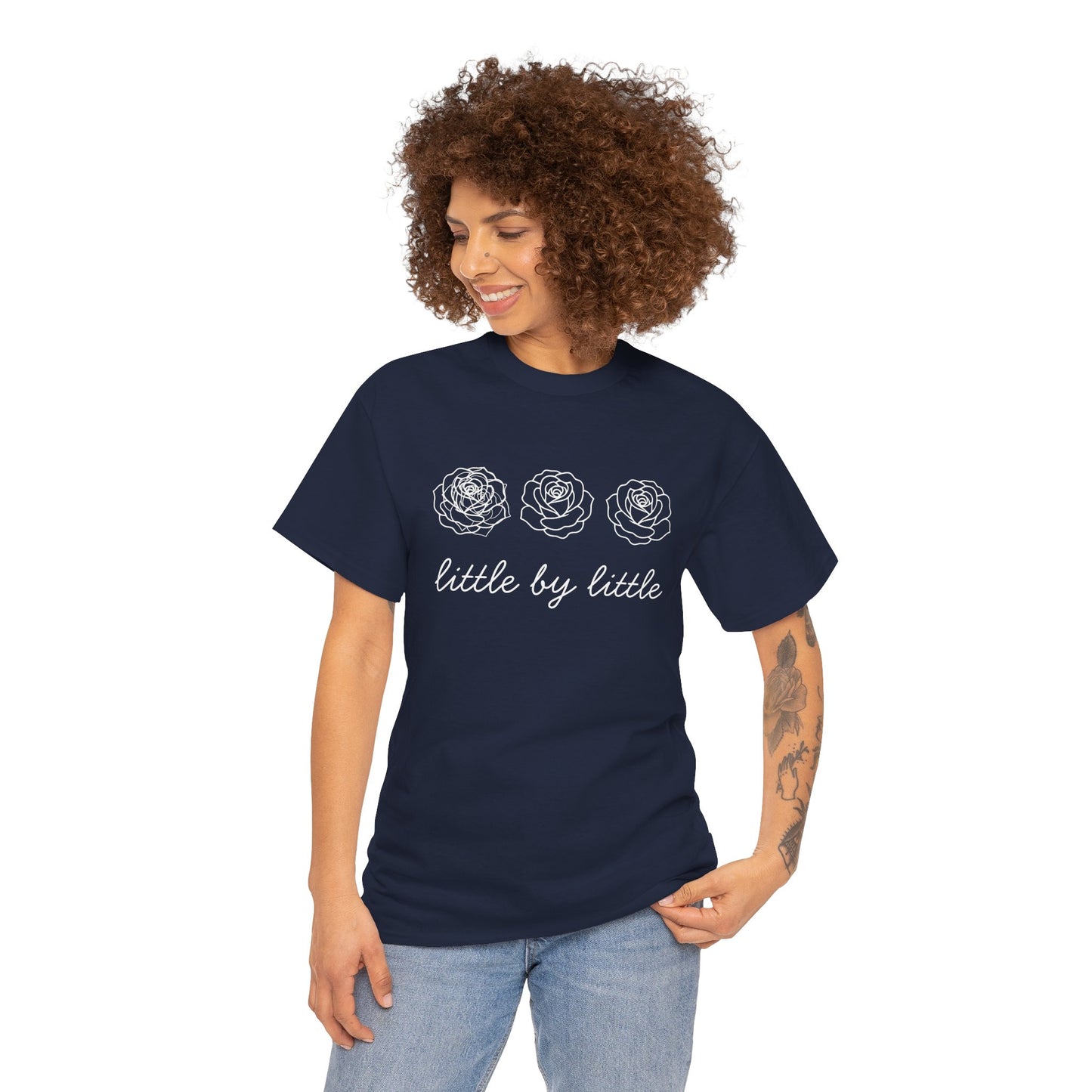 Little by little T-Shirt —white Printing