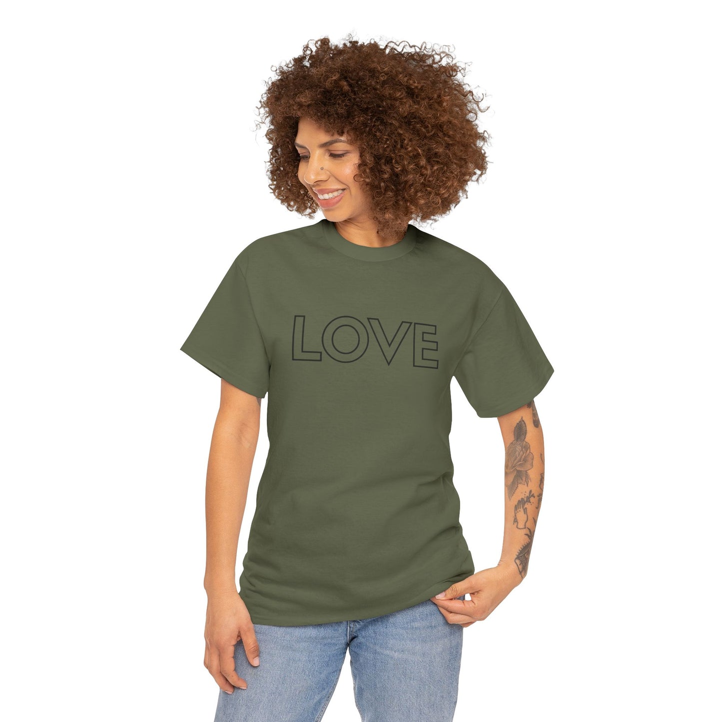 LOVE T-Shirt —Black Printing