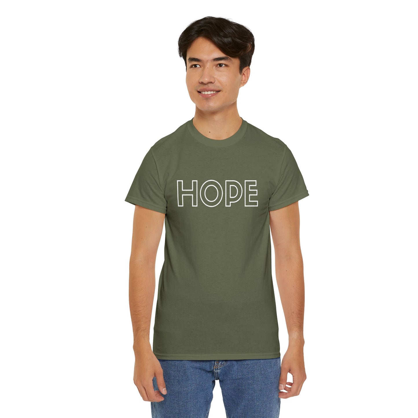 HOPE T-Shirt —white Printing