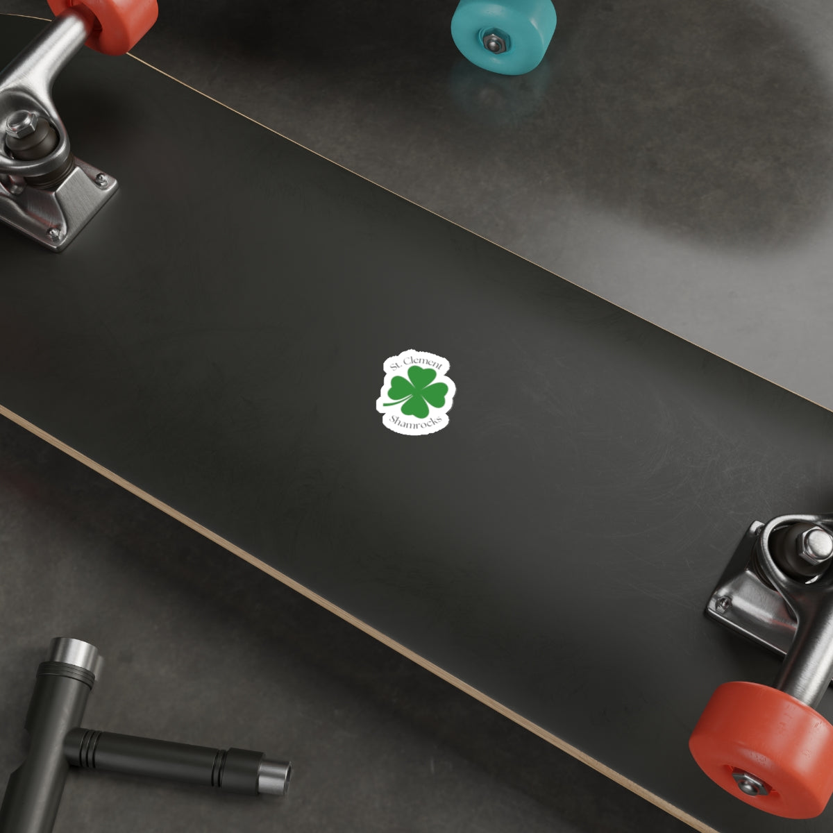 St. Clement Shamrocks Die-Cut Sticker
