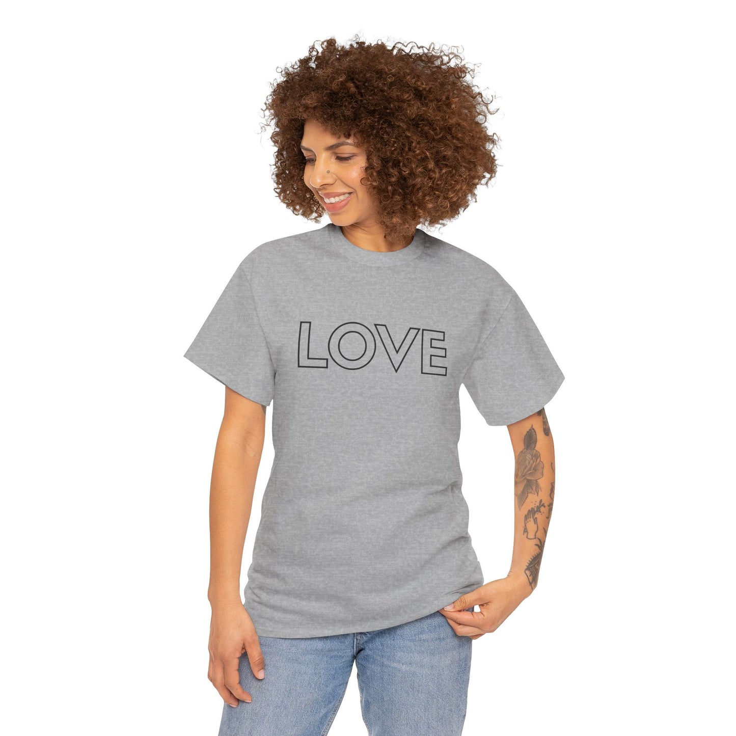 LOVE T-Shirt —Black Printing