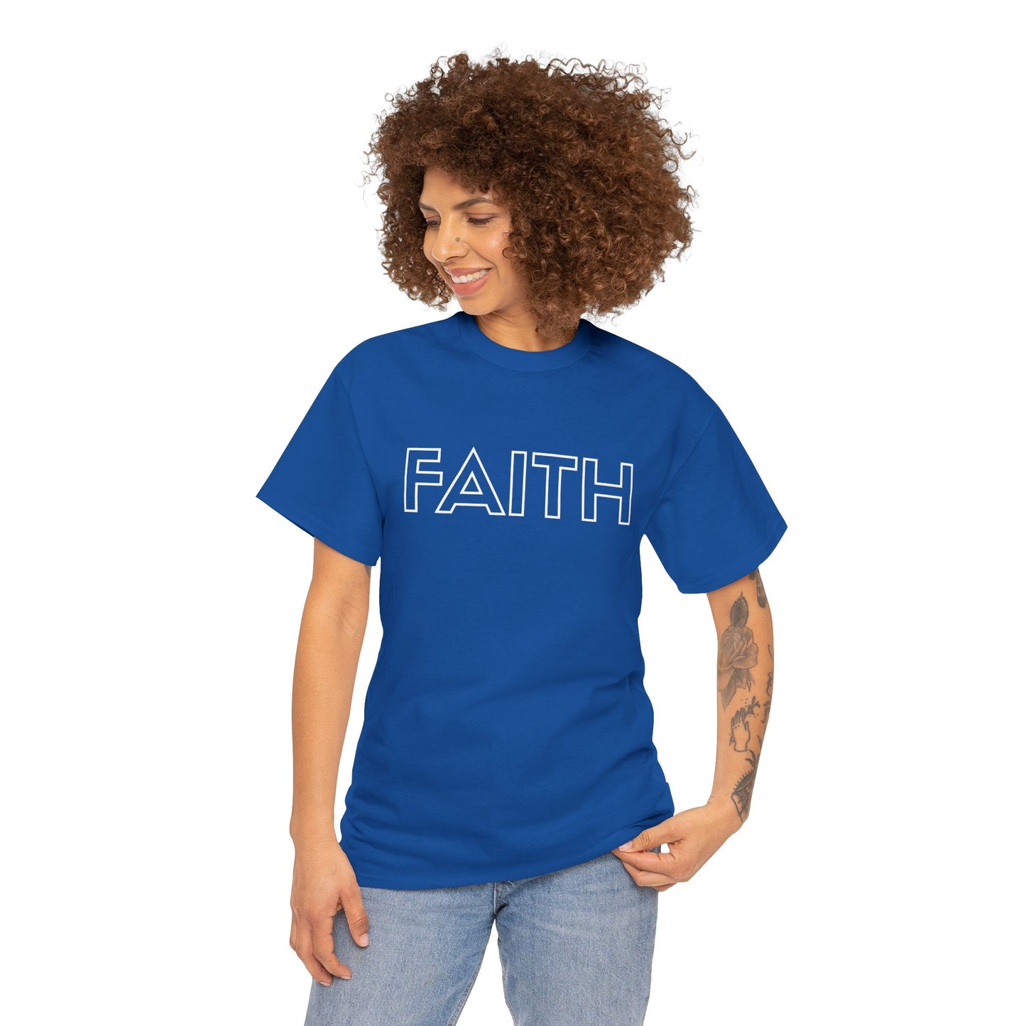 FAITH T-Shirt —White Printing