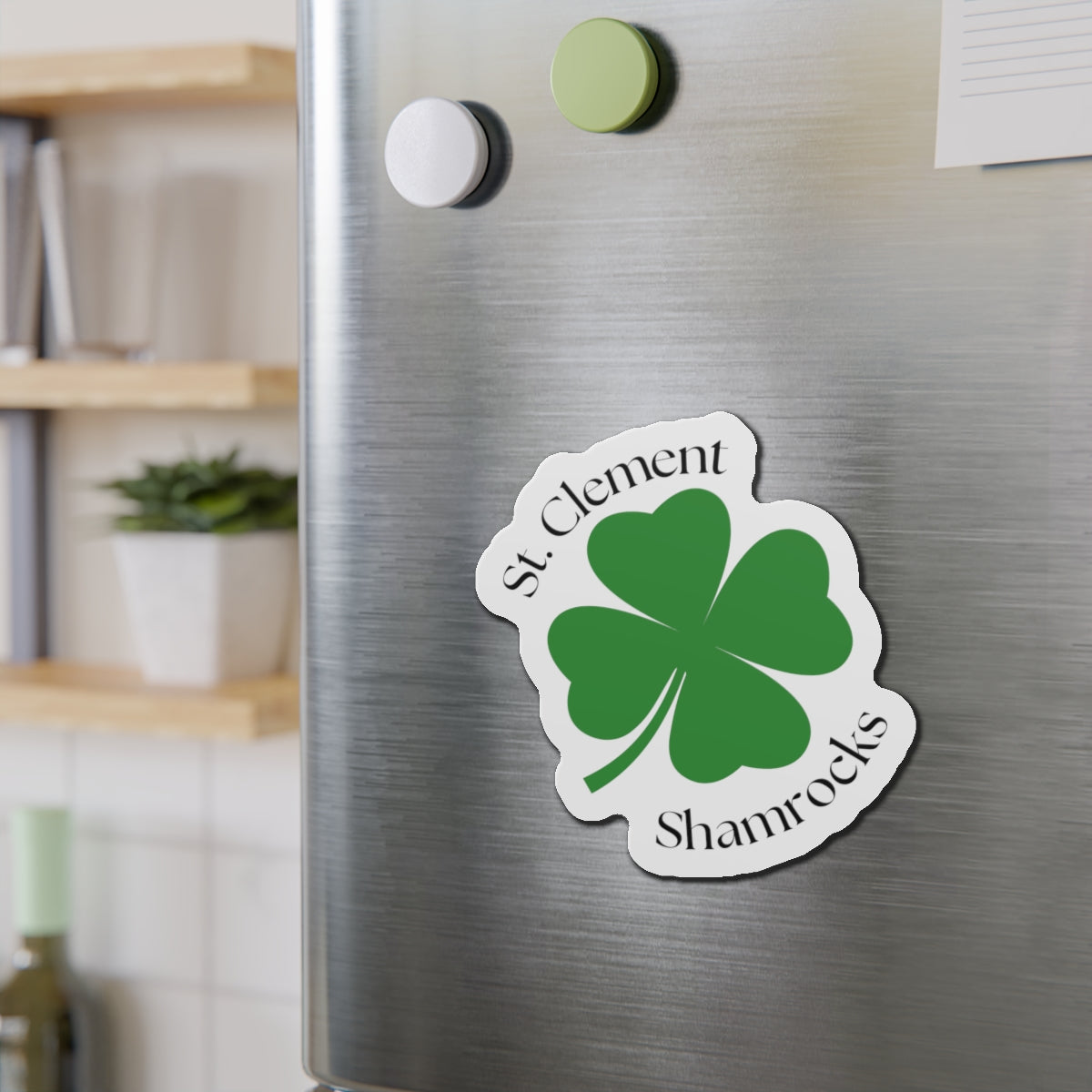 Die-Cut Magnet — St. Clement Shamrocks