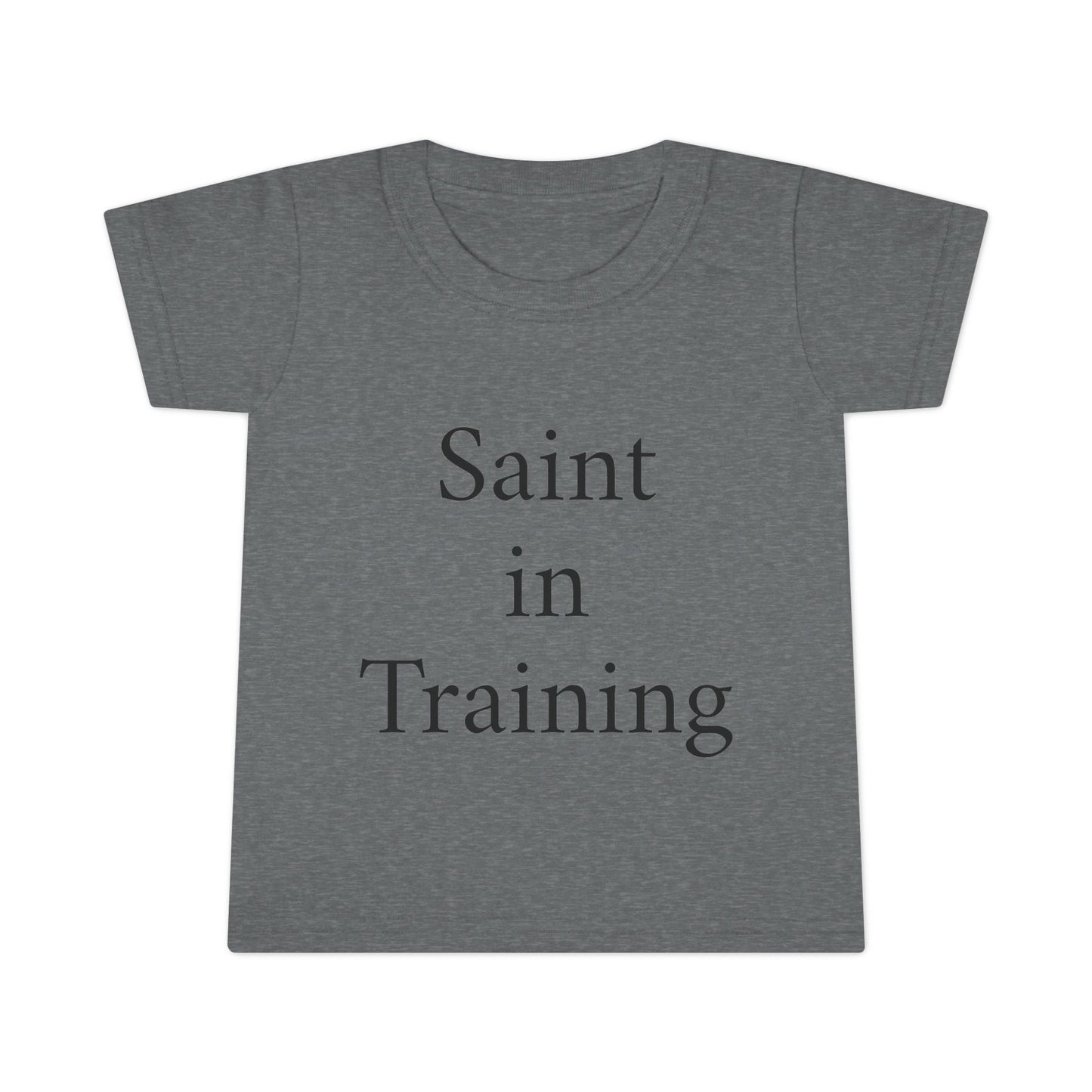 Toddler T-Shirt - "Saint in Training" Cute Catholic Baby Tee