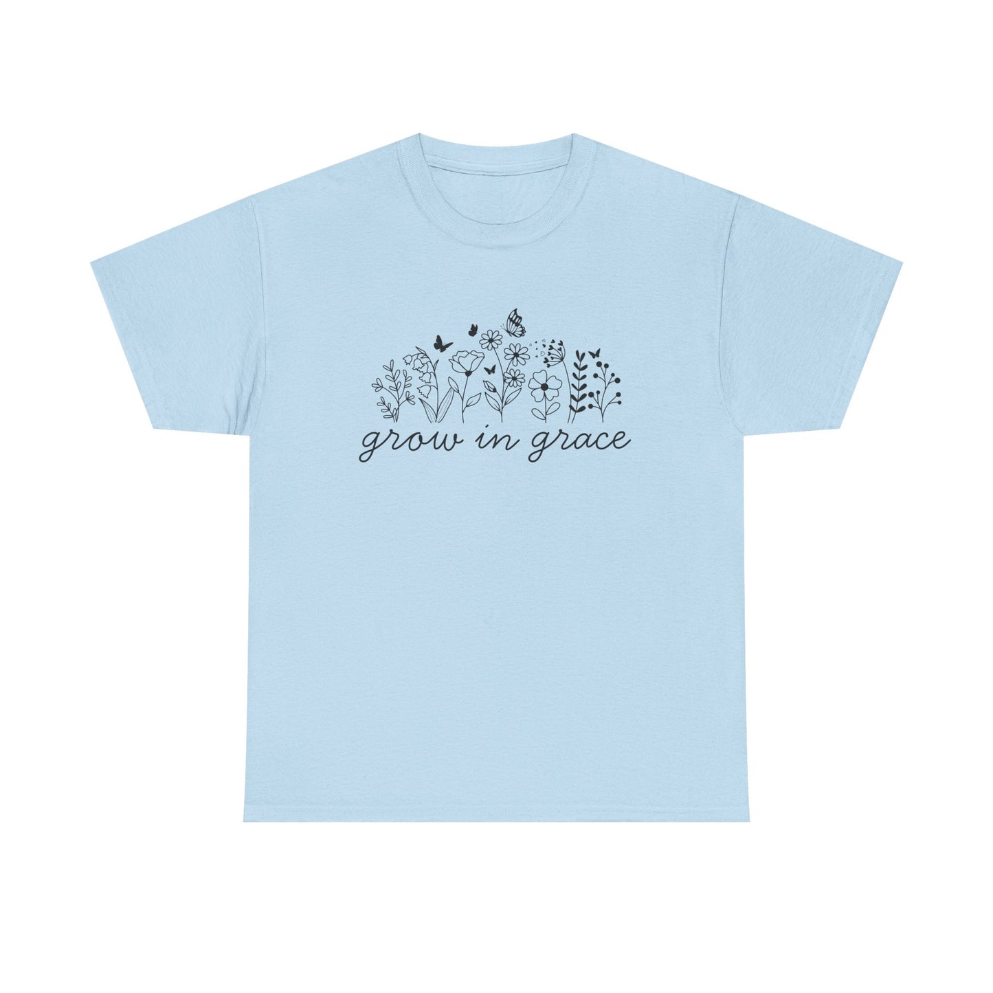 Grow in grace T-Shirt —Black Printing