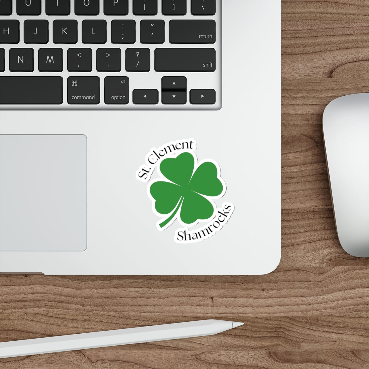 St. Clement Shamrocks Die-Cut Sticker