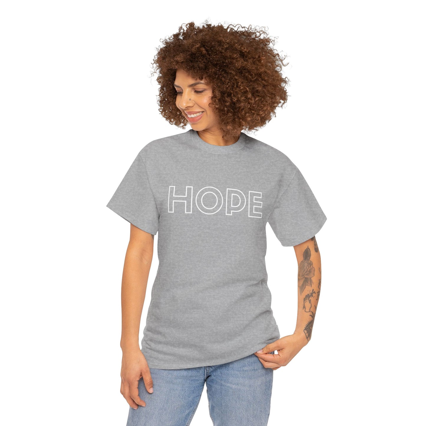HOPE T-Shirt —white Printing
