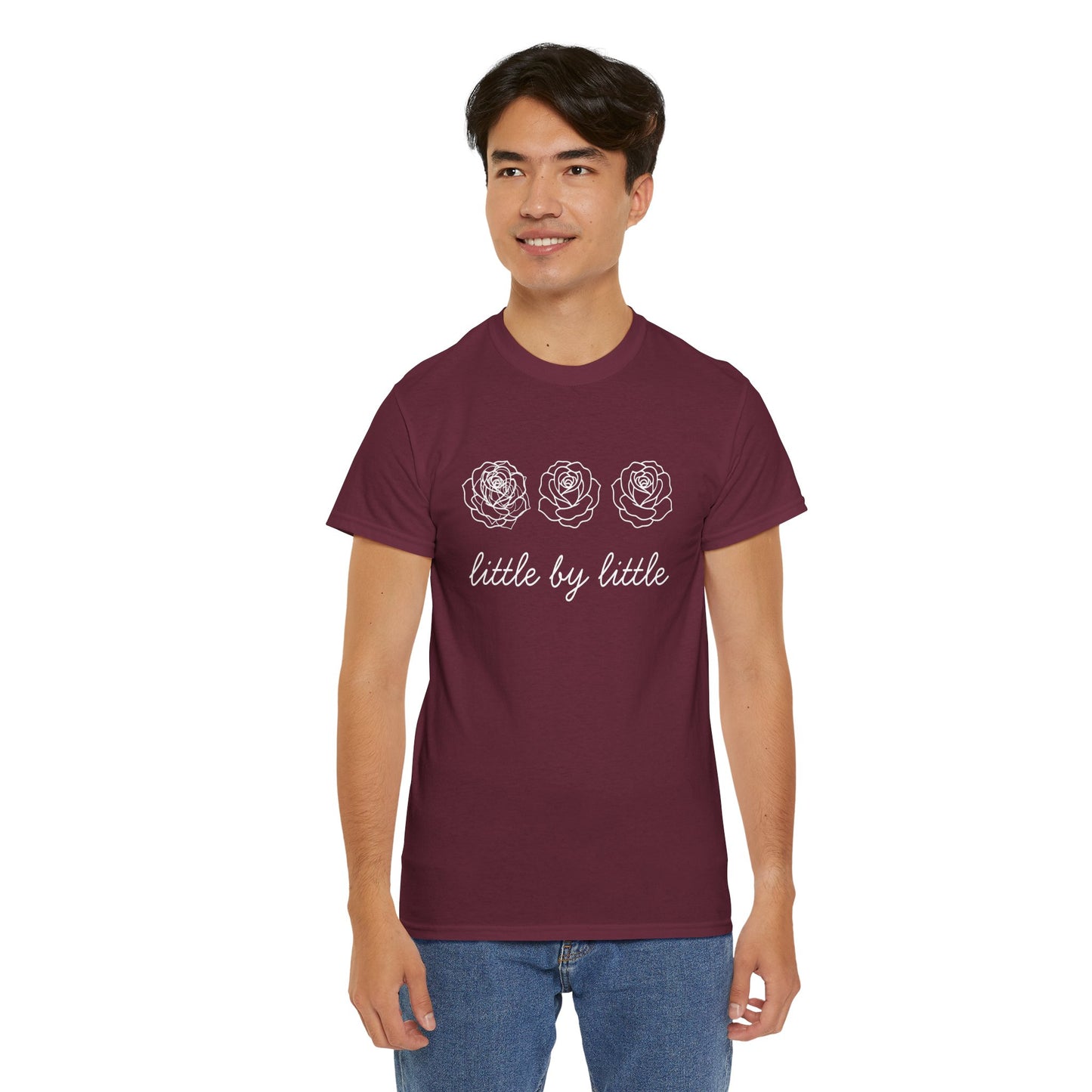 Little by little T-Shirt —white Printing
