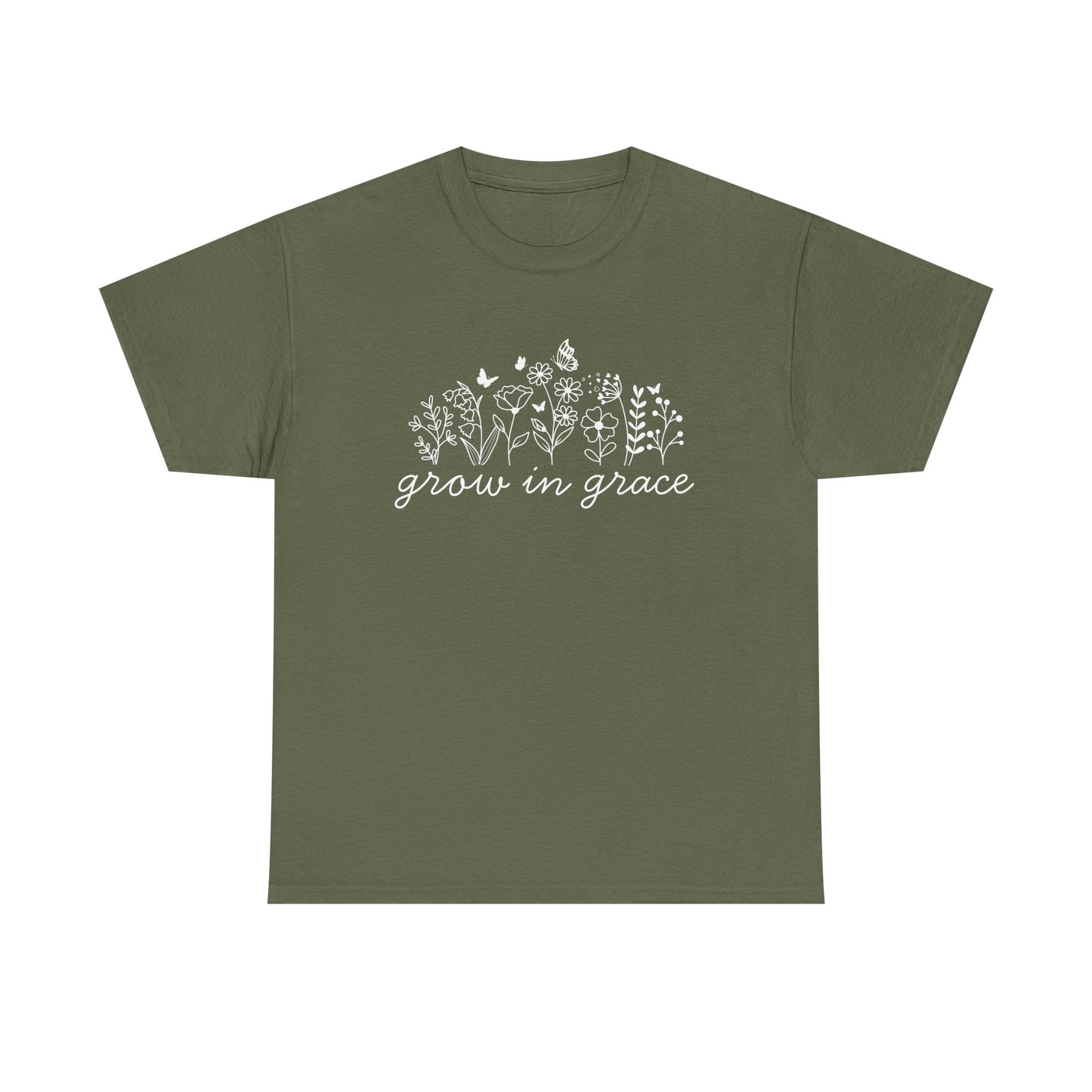 Grow in grace T-Shirt —white Printing