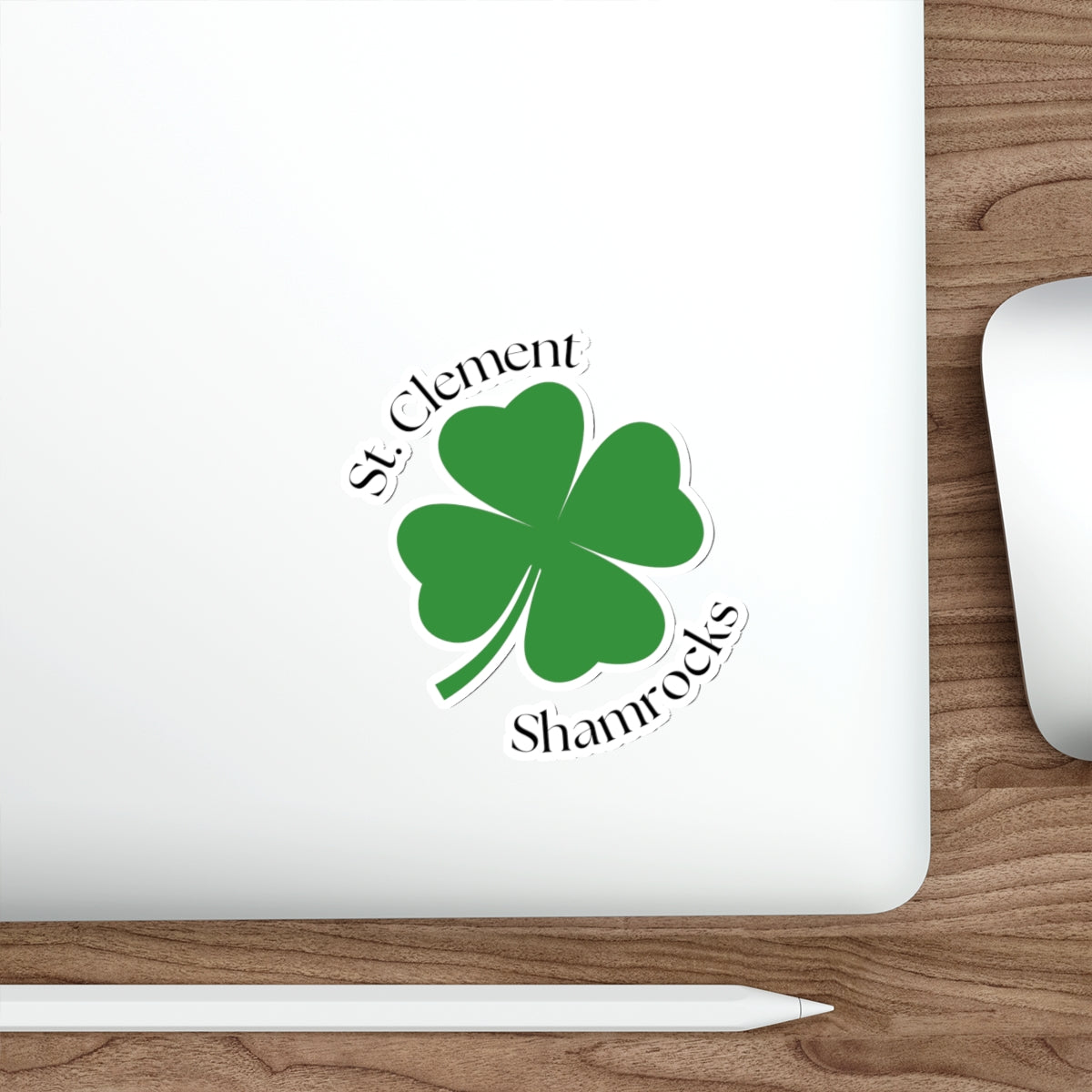 St. Clement Shamrocks Die-Cut Sticker