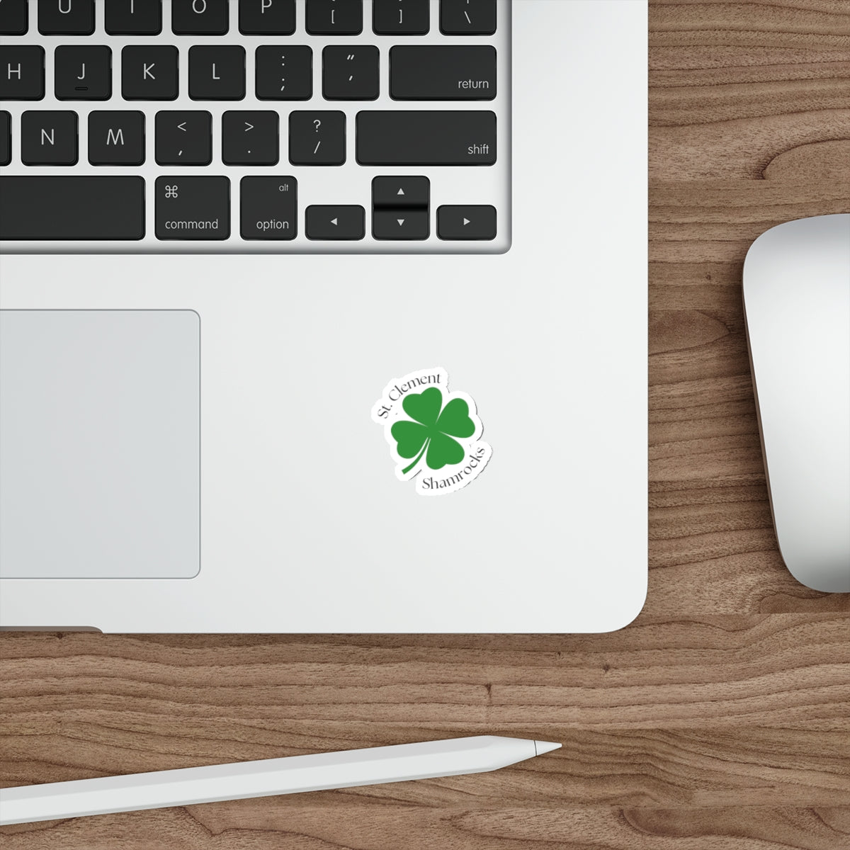 St. Clement Shamrocks Die-Cut Sticker