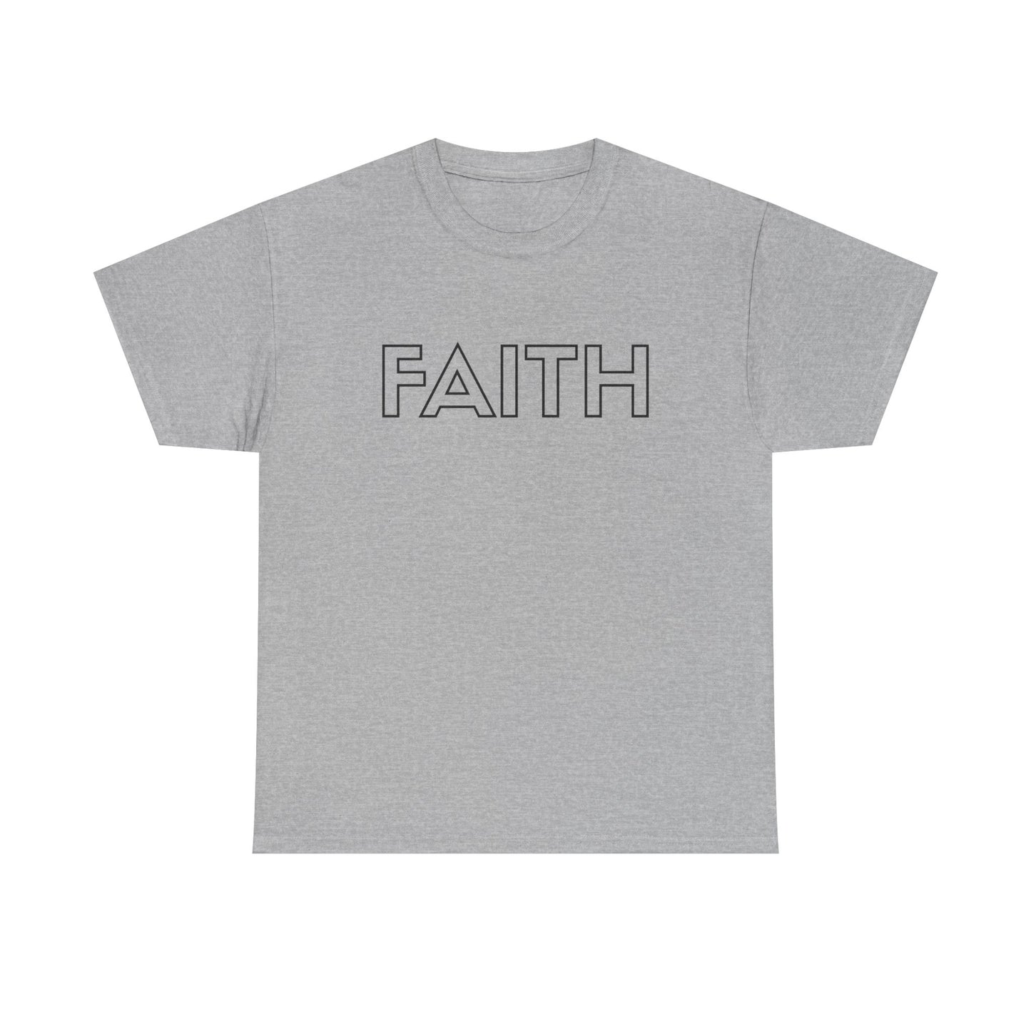 FAITH T-Shirt —Black Printing
