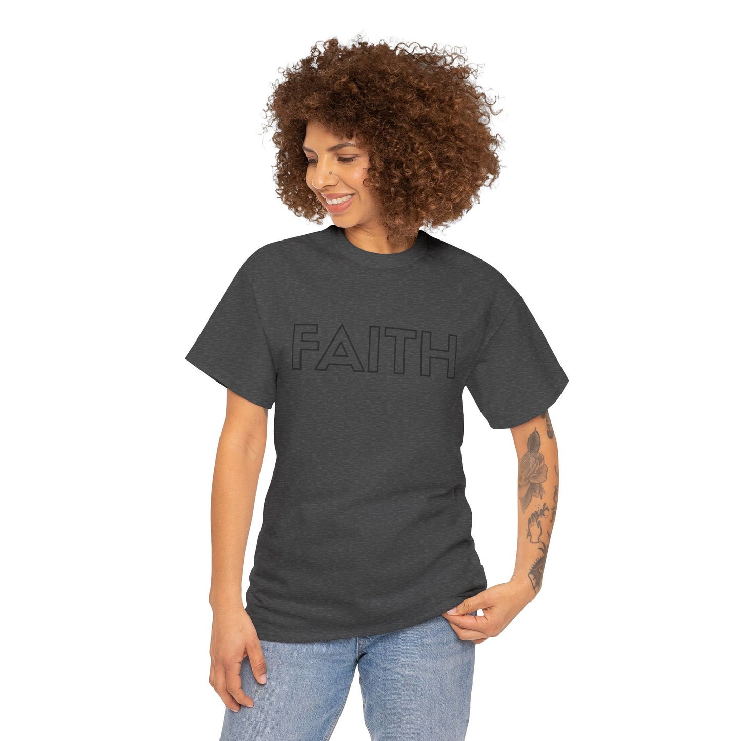 FAITH T-Shirt —Black Printing