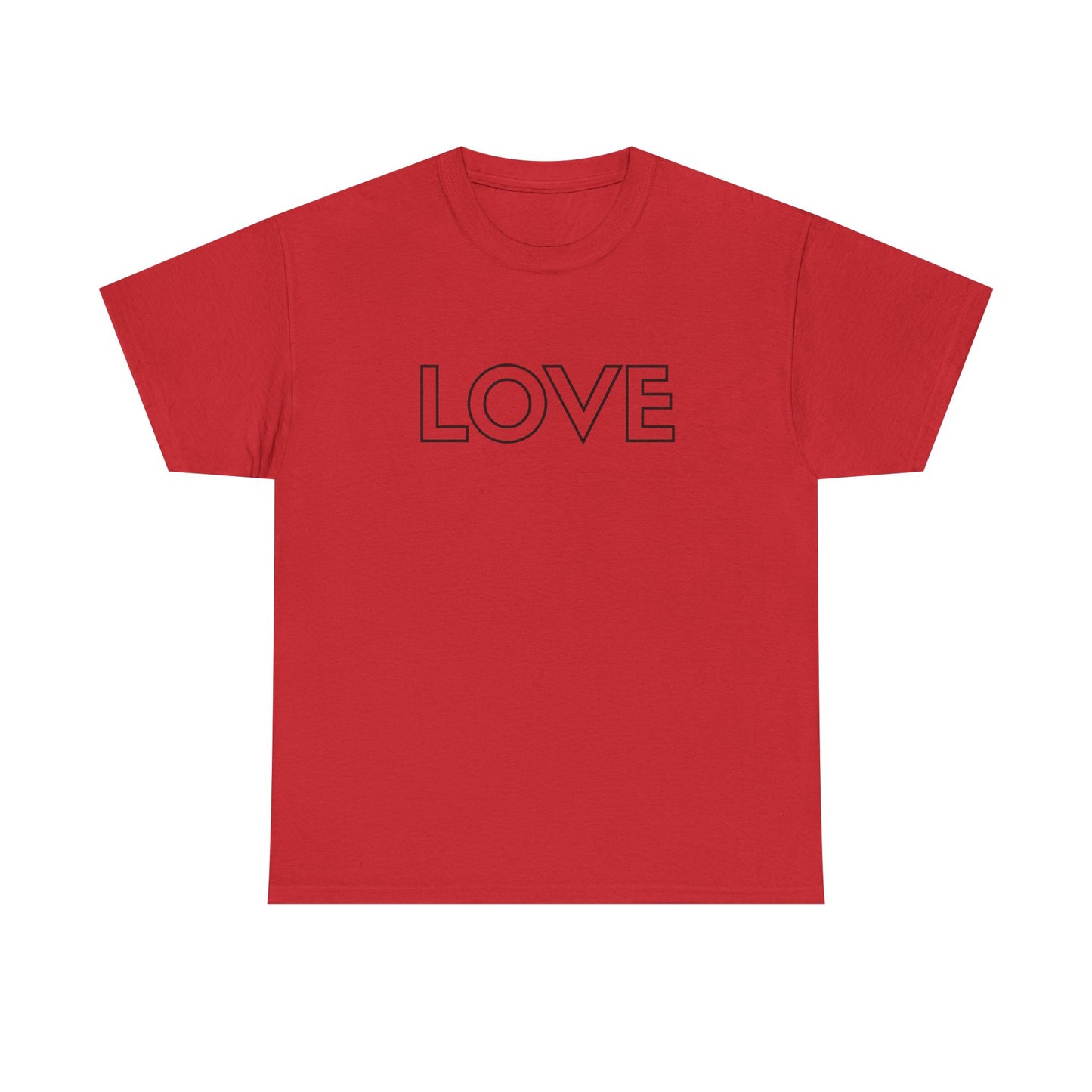 LOVE T-Shirt —Black Printing