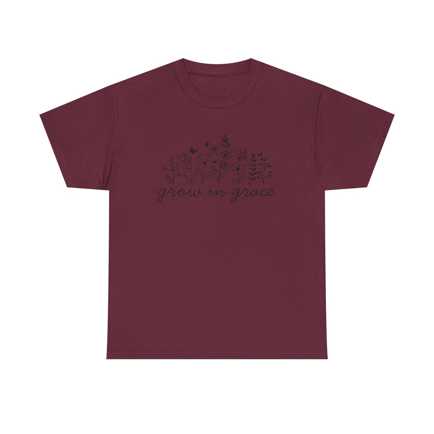 Grow in grace T-Shirt —Black Printing