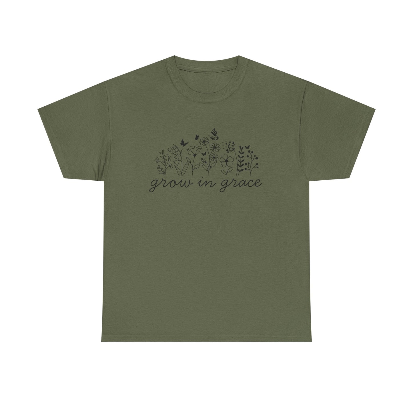 Grow in grace T-Shirt —Black Printing