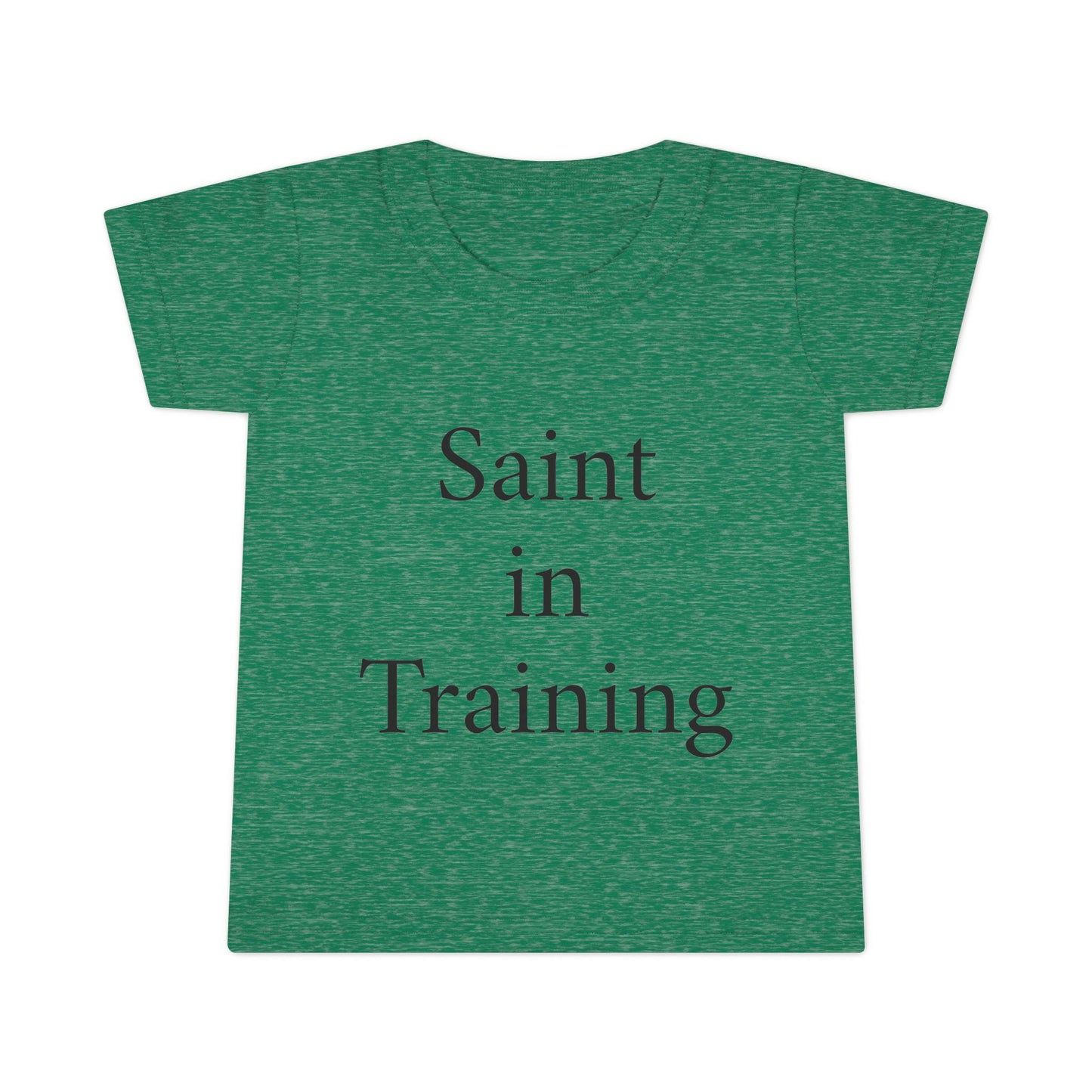 Toddler T-Shirt - "Saint in Training" Cute Catholic Baby Tee