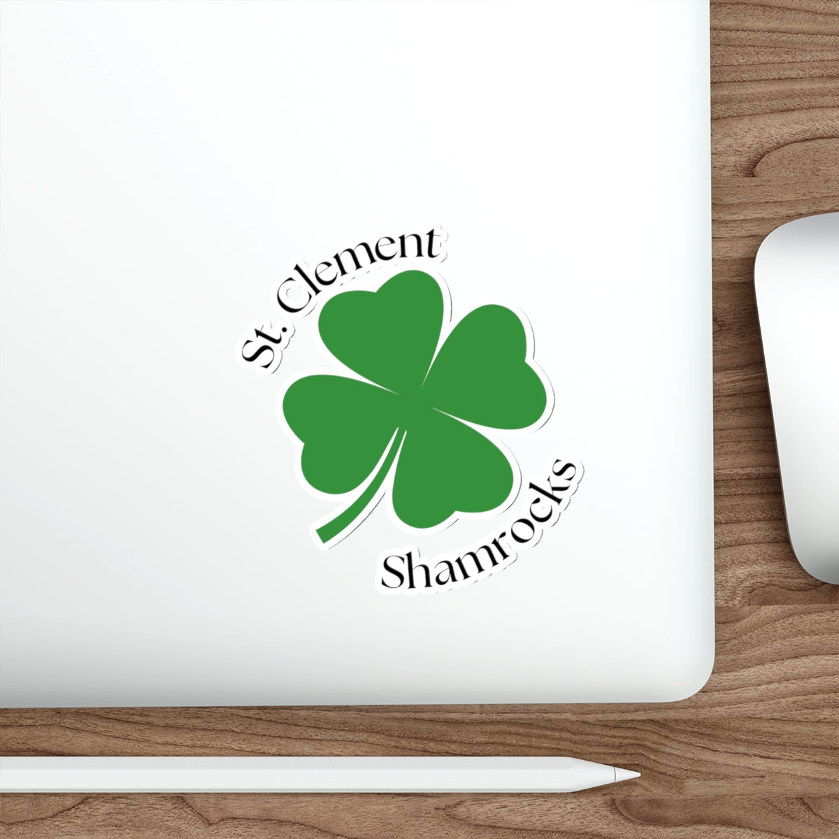 St. Clement Shamrocks Die-Cut Sticker