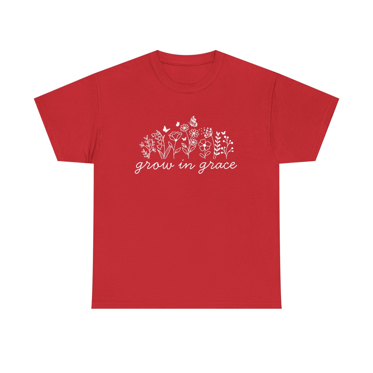 Grow in grace T-Shirt —white Printing