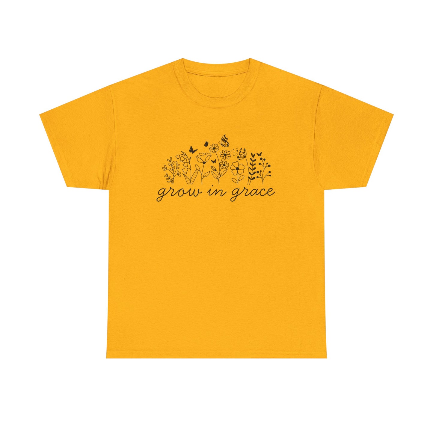 Grow in grace T-Shirt —Black Printing