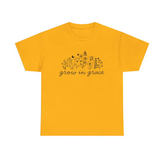 Grow in grace T-Shirt —Black Printing