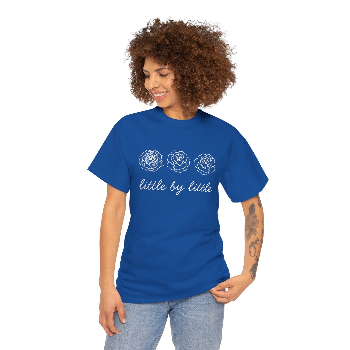 Little by little T-Shirt —white Printing