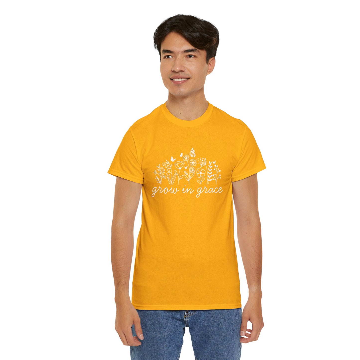 Grow in grace T-Shirt —white Printing