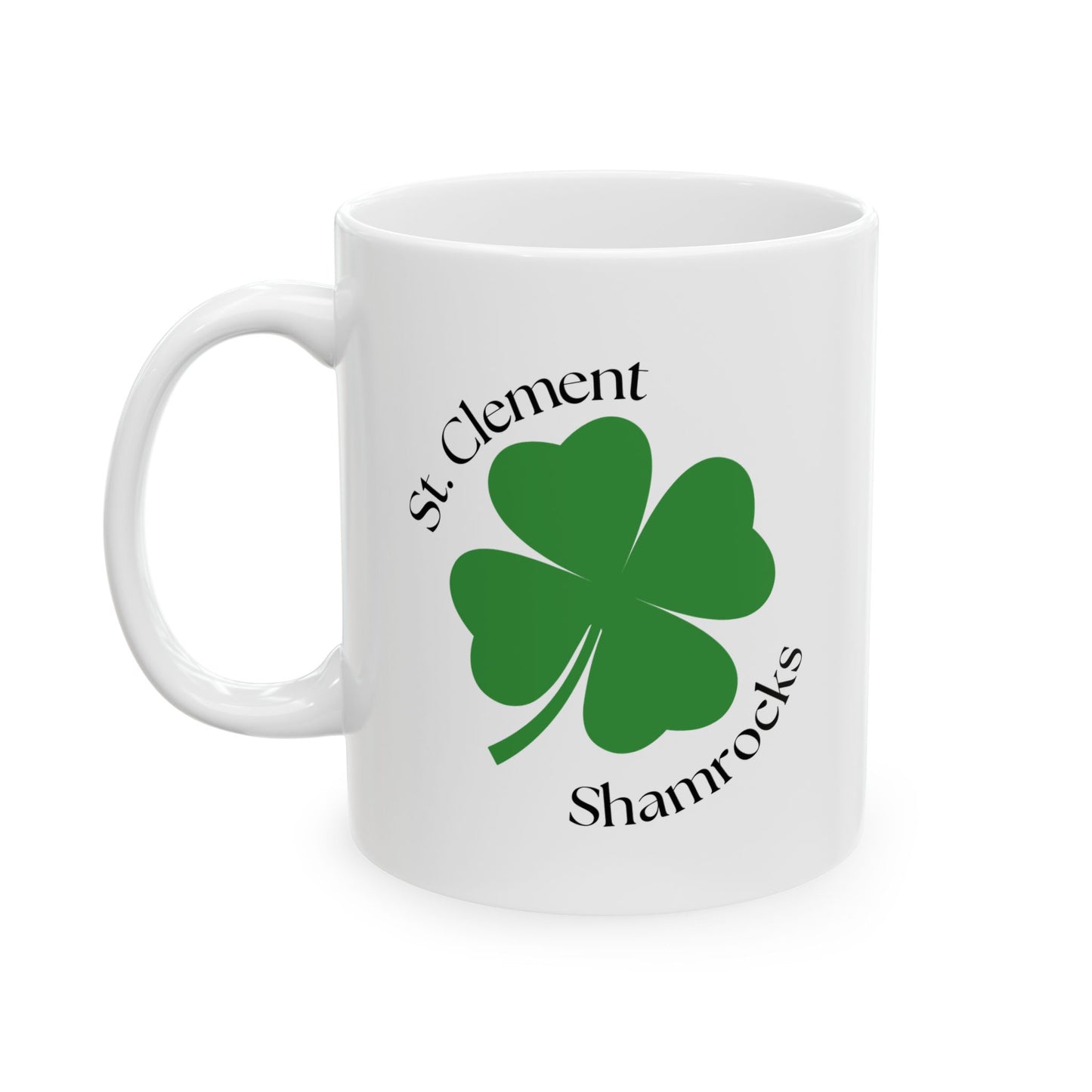 St. Clement Shamrock Ceramic Mug