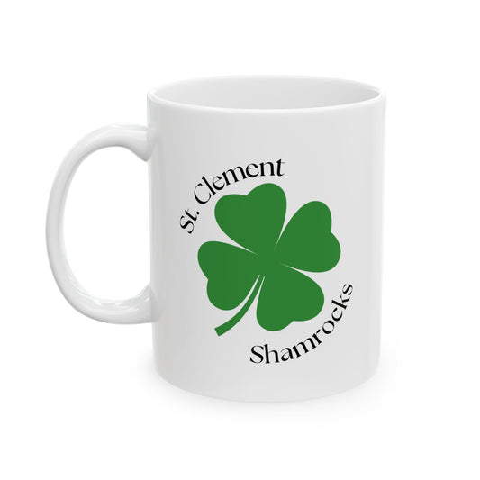 St. Clement Shamrock Ceramic Mug