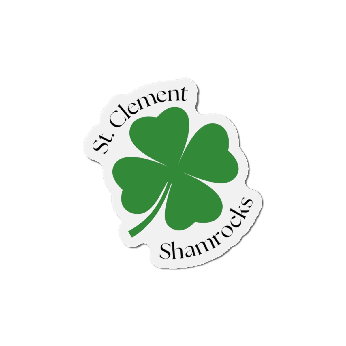 Die-Cut Magnet — St. Clement Shamrocks