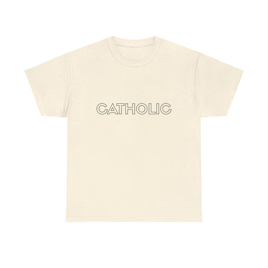 CATHOLIC T-Shirt —Black Printing