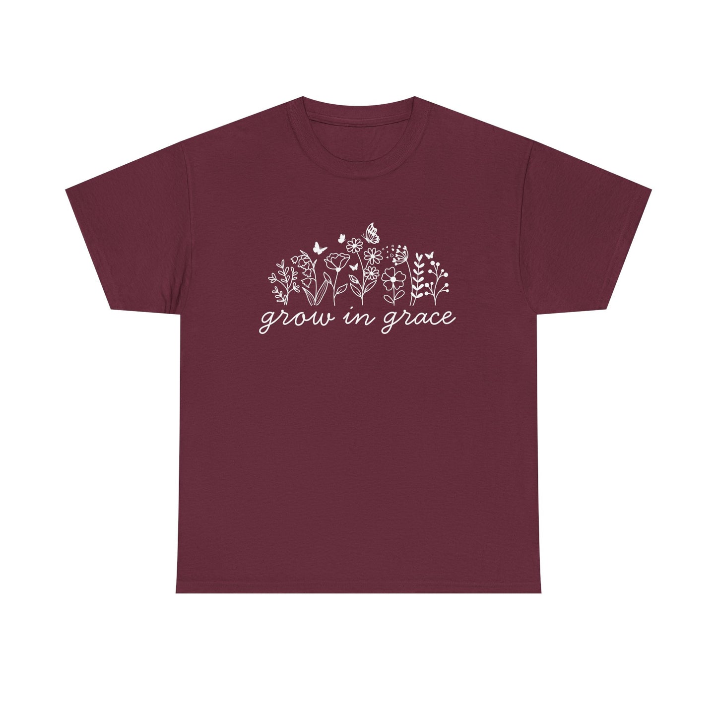 Grow in grace T-Shirt —white Printing