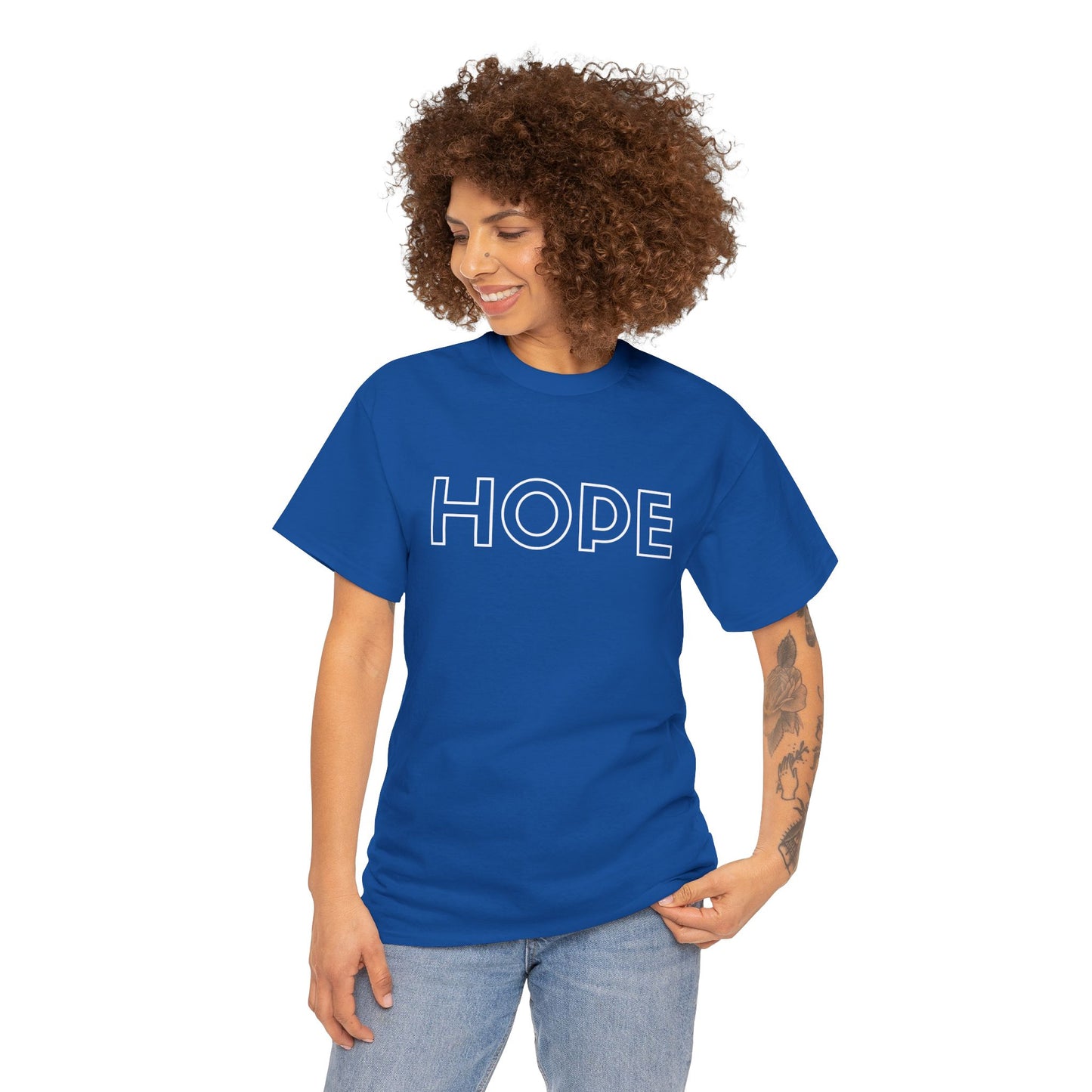 HOPE T-Shirt —white Printing