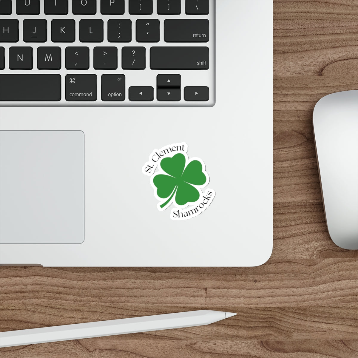 St. Clement Shamrocks Die-Cut Sticker