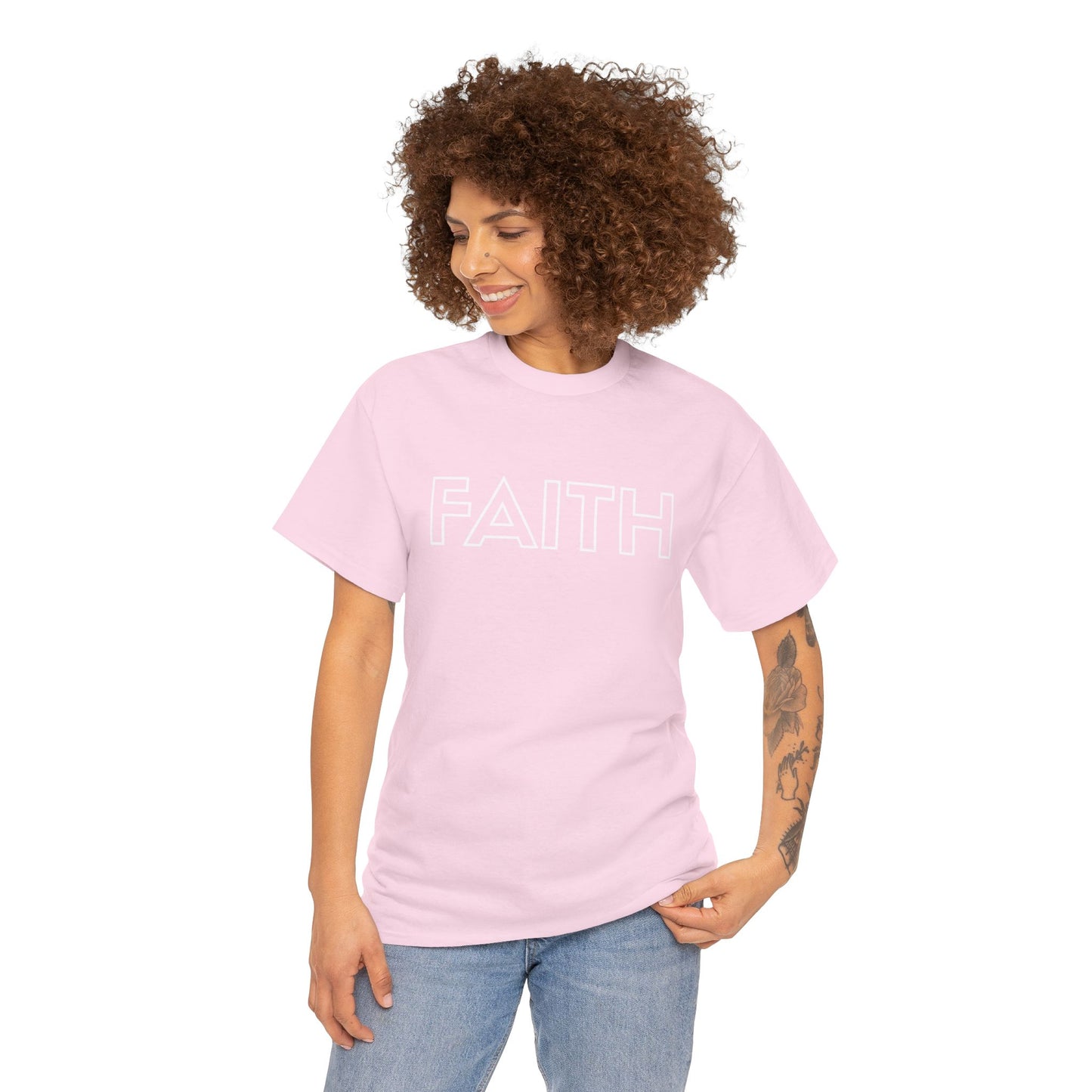 FAITH T-Shirt —White Printing
