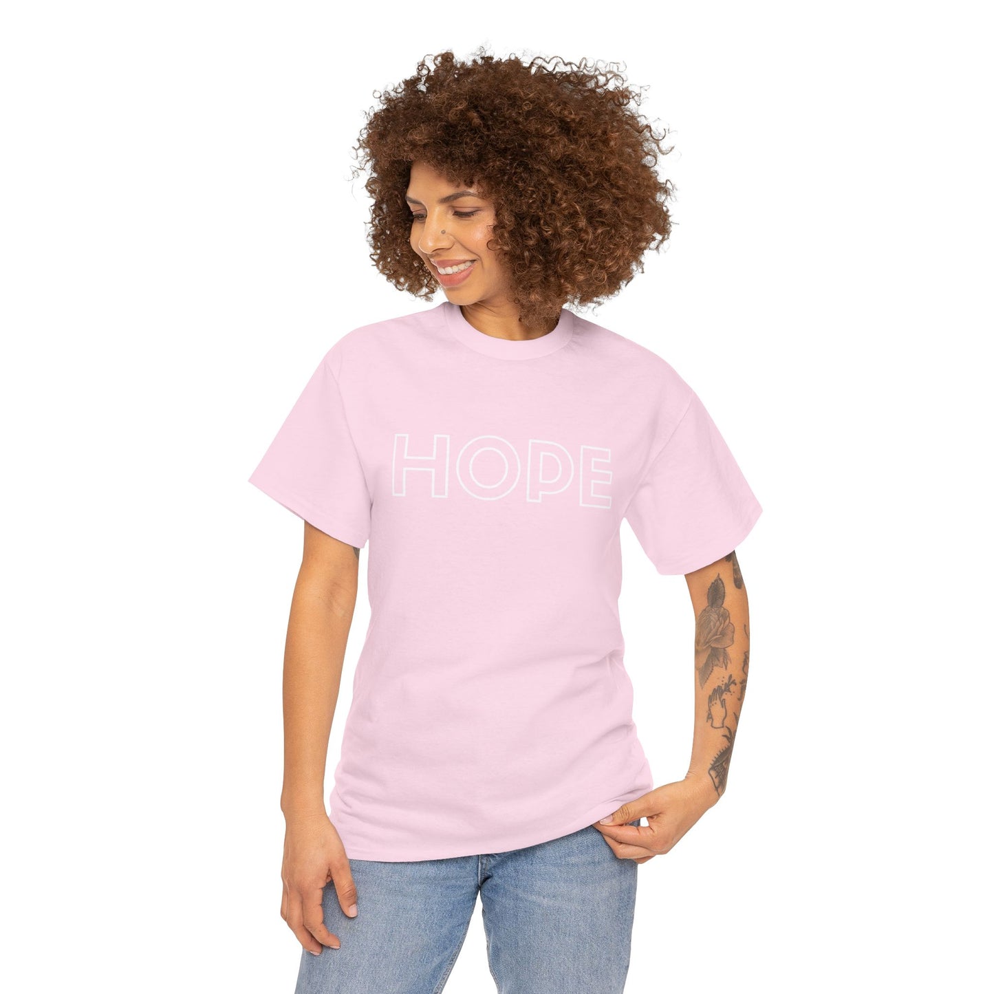 HOPE T-Shirt —white Printing