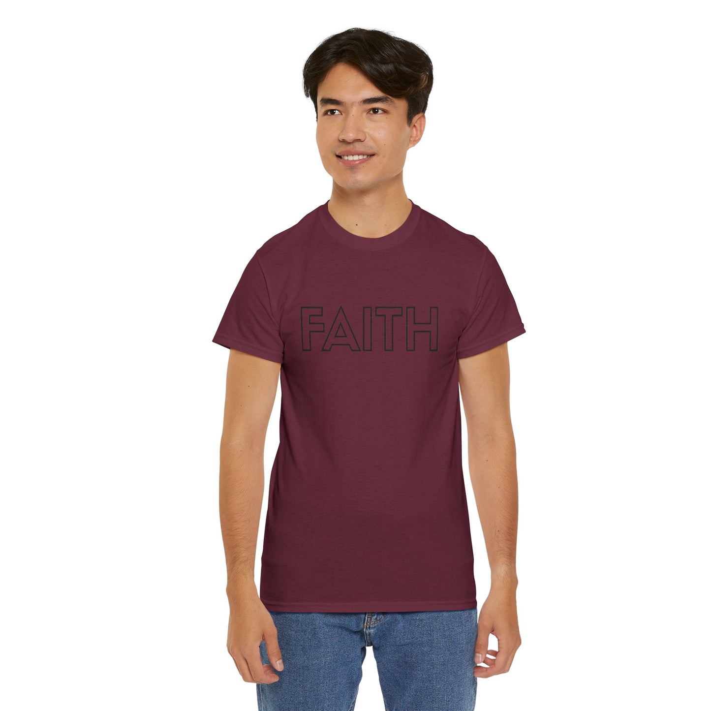 FAITH T-Shirt —Black Printing