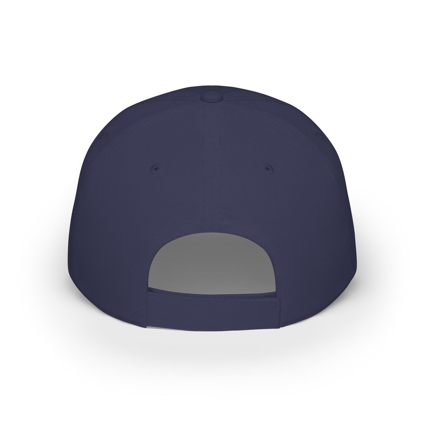 St. Philip Neri Low Profile Baseball Cap — Blue text with Jester Hat