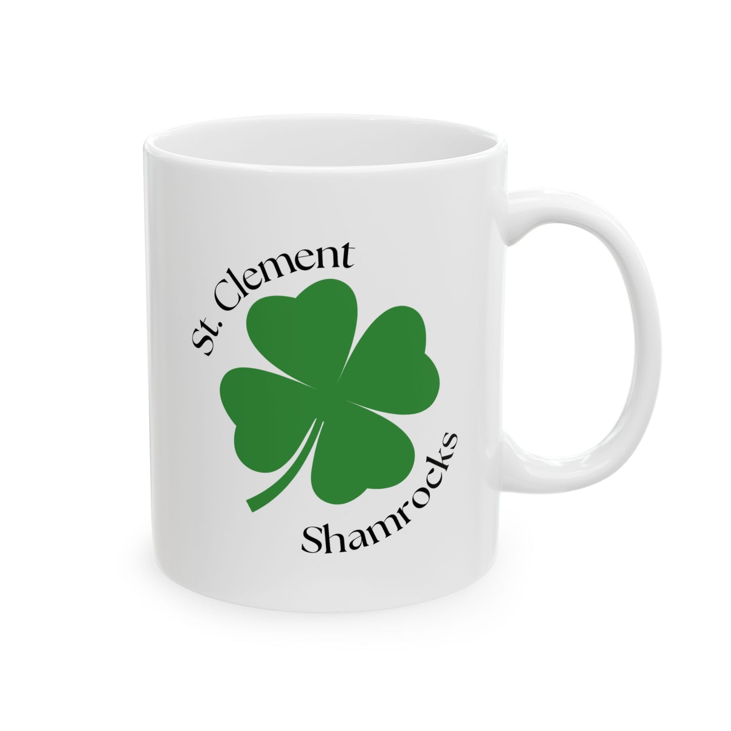 St. Clement Shamrock Ceramic Mug