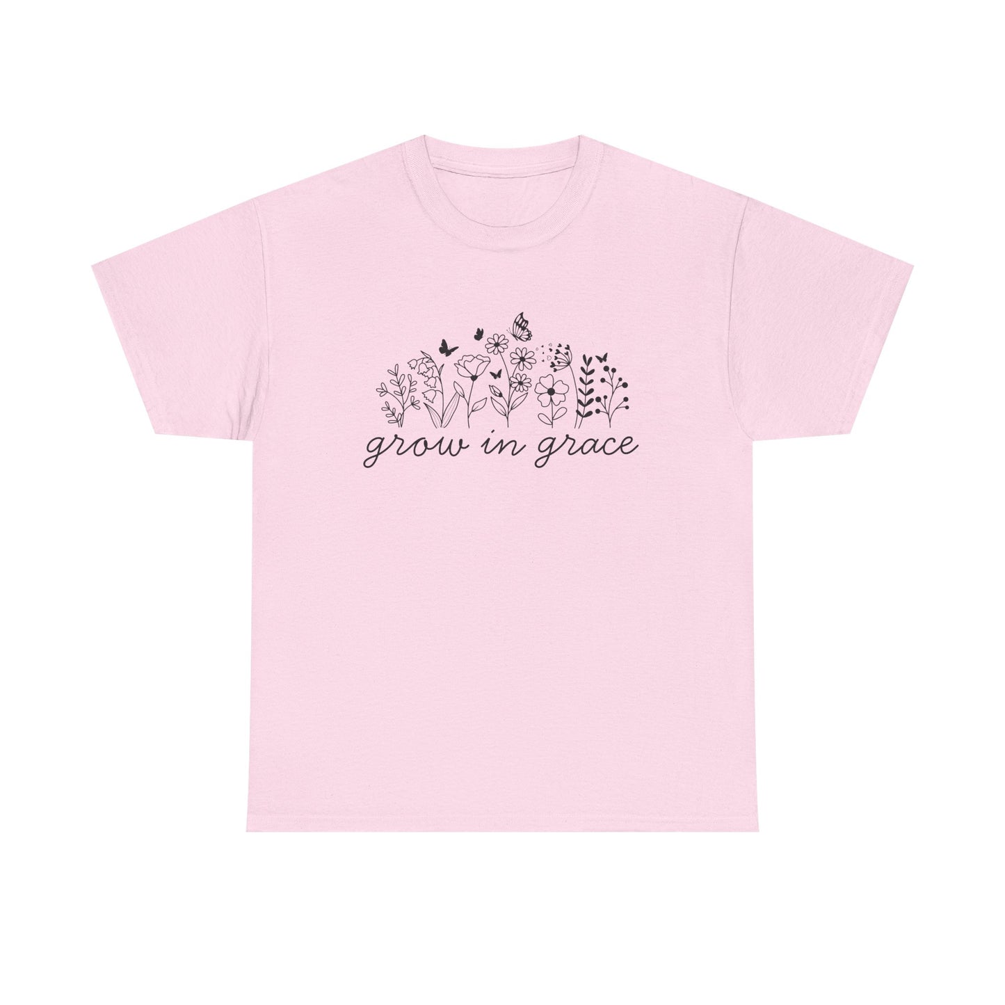 Grow in grace T-Shirt —Black Printing