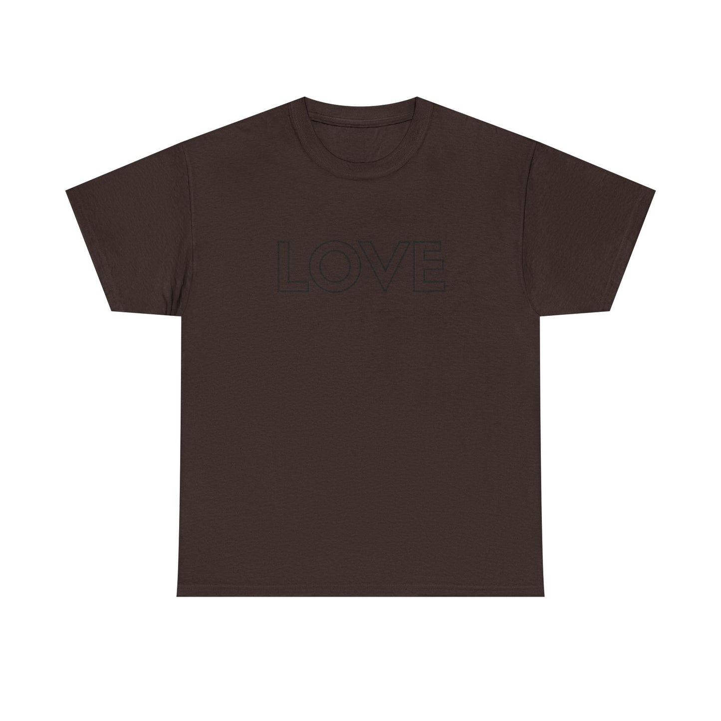 LOVE T-Shirt —Black Printing