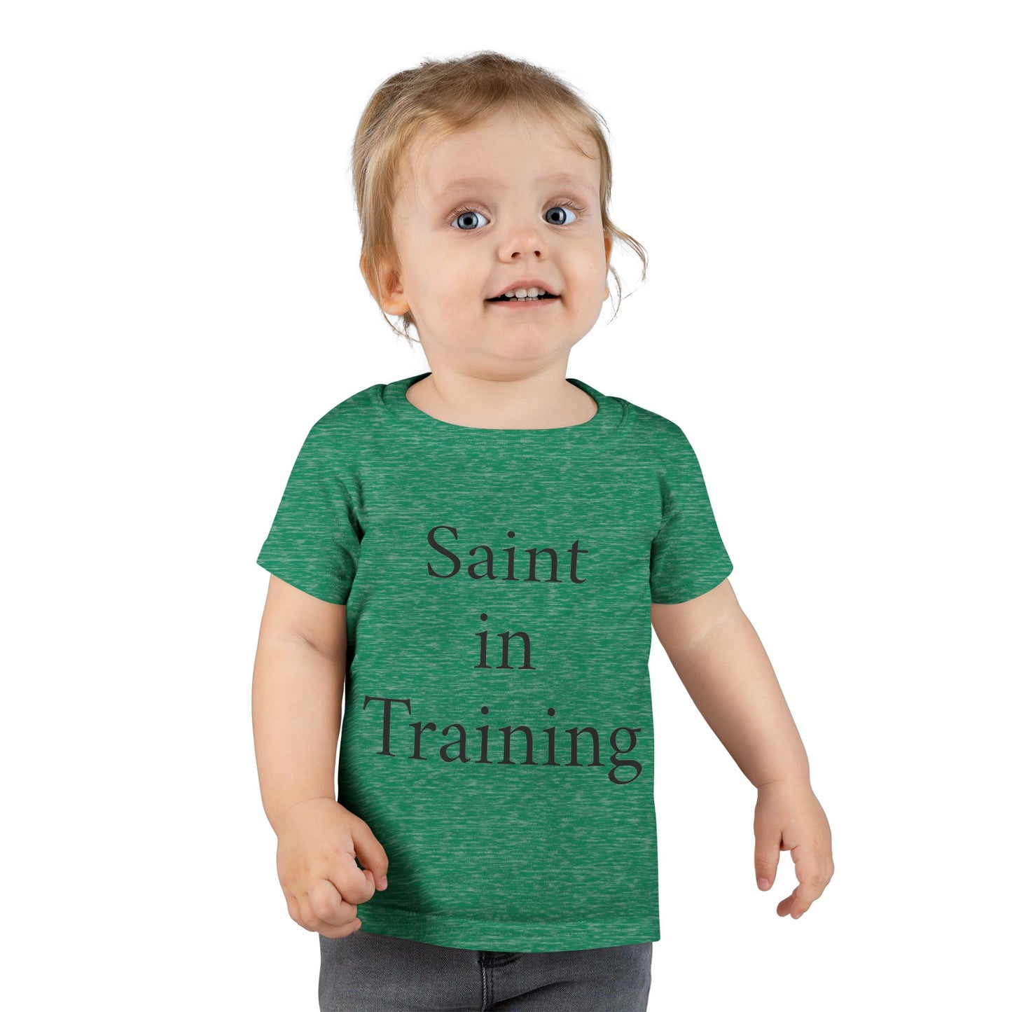 Toddler T-Shirt - "Saint in Training" Cute Catholic Baby Tee