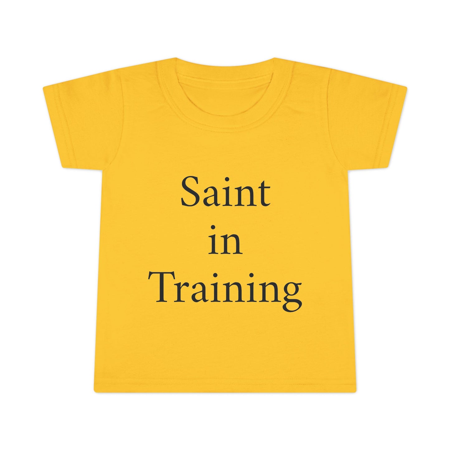 Toddler T-Shirt - "Saint in Training" Cute Catholic Baby Tee
