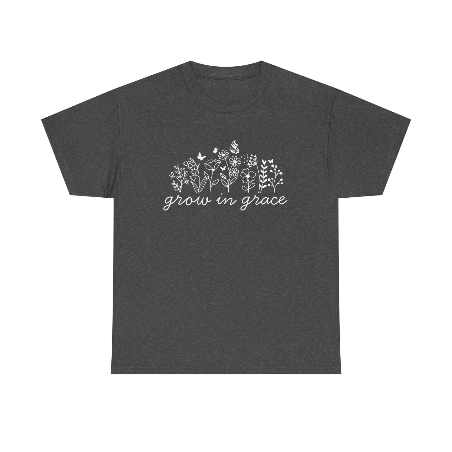 Grow in grace T-Shirt —white Printing