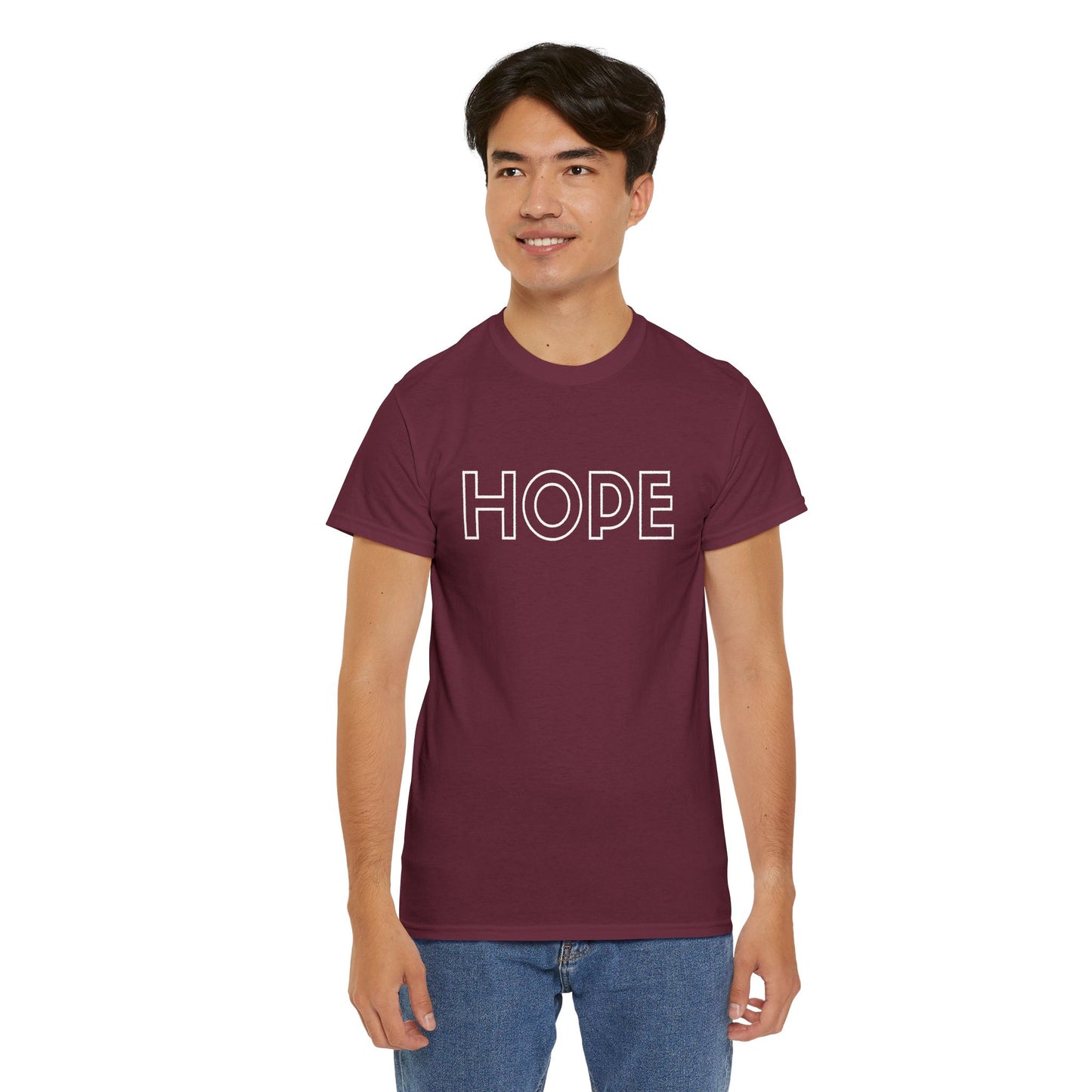 HOPE T-Shirt —white Printing