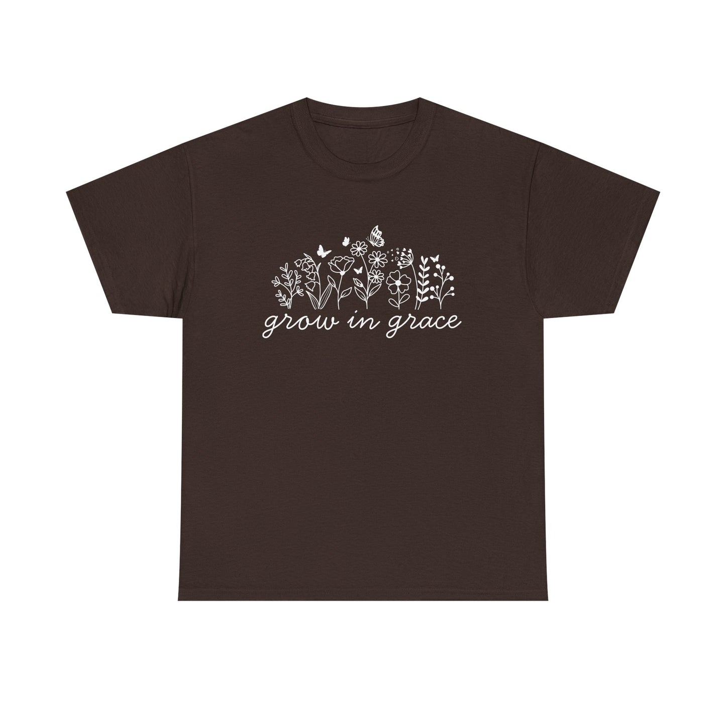 Grow in grace T-Shirt —white Printing